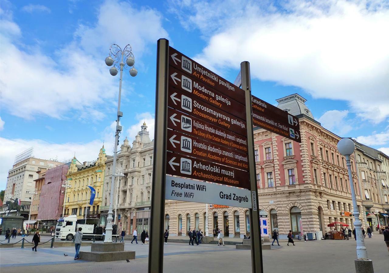 Luxurios And Historic Apartment "Shine" - Right On The Main Square Zagreb Exterior foto